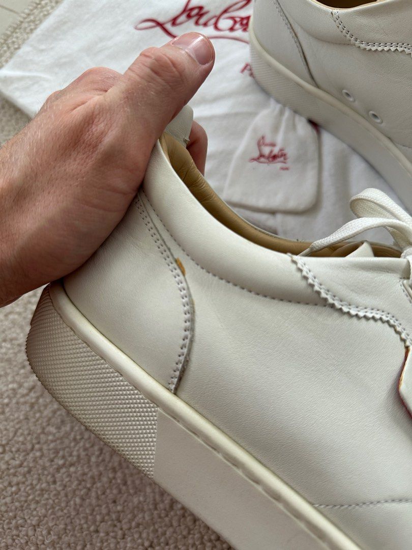 Christian Louboutin White Sneaker 43.5 Luxury Sneakers
