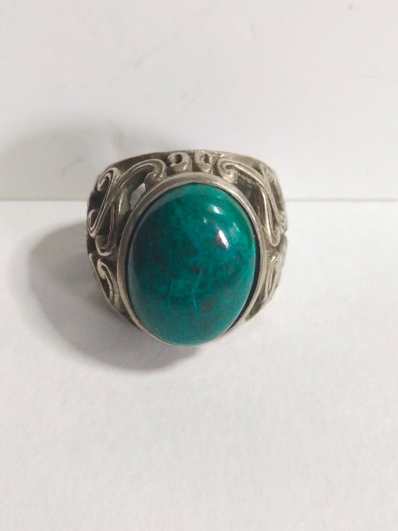 Chrysocolla best sale rings silver