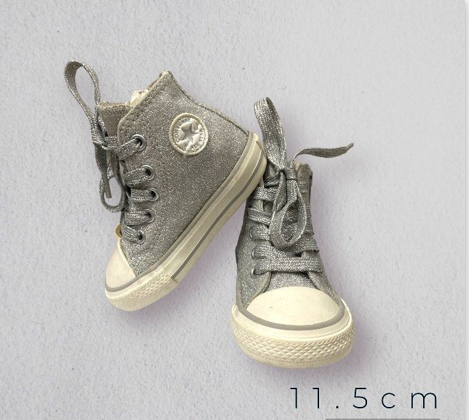 Converse Highcut Kids Silver