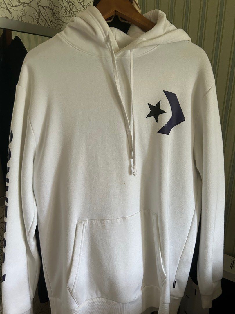 White converse clearance hoodie