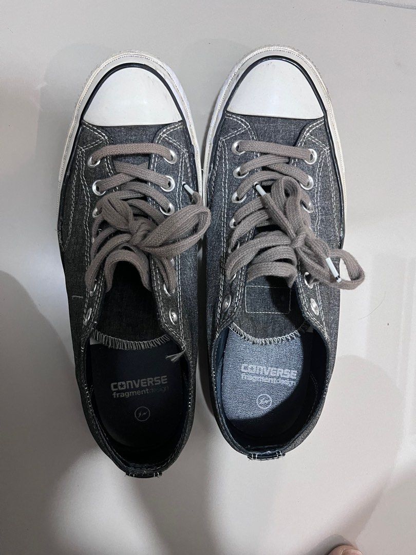 Gray tux deals with converse