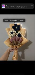 Crochet Macrame Flower Bouquet (commission)