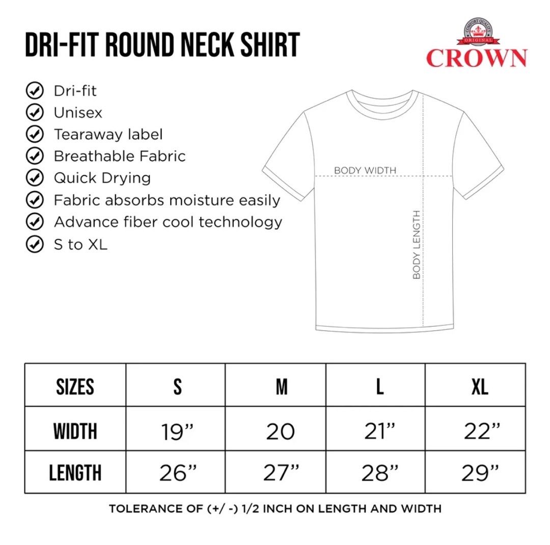 Crown dri sale fit shirt
