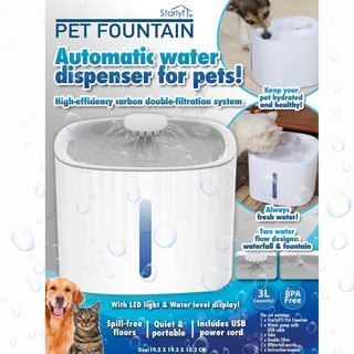 DOG AND CAT AUTOMATIC WATER DRINKING FOUNTAIN