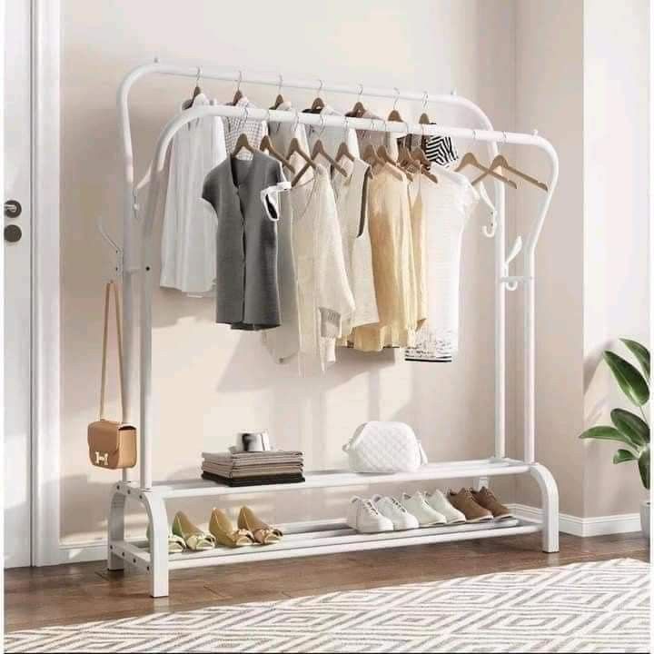 Double Pole Clothes rack Heavy Duty (Category: Clothes Drying Rack) located in Manila. Submitted by yzlshop (Listing ID 1287861574, Image 1). Description: Brand new We offer COD , same day delivery within metro manila via Lalamove/Grab pm for more info. thank you!.