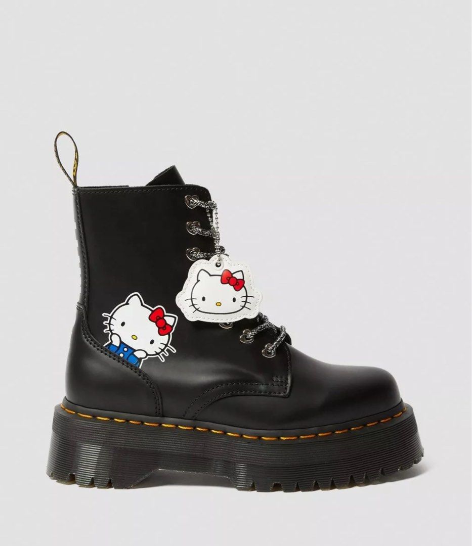 Doc Martens Dr. Martens JADON WOMEN S HELLO KITTY PLATFORM BOOTS DMs Women s Fashion Footwear Boots on Carousell