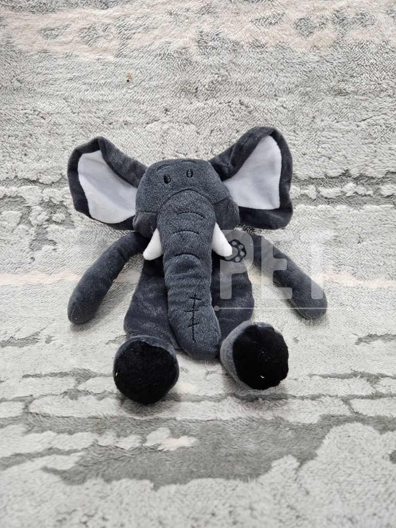 Elephant dog shop toy with squeaker