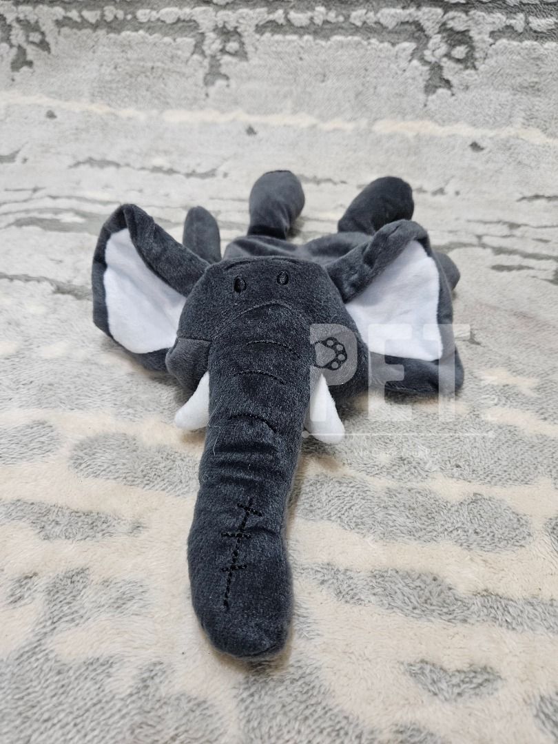 Elephant Dog Toy Crinkle Paper Squeaker Sound Pet Supplies