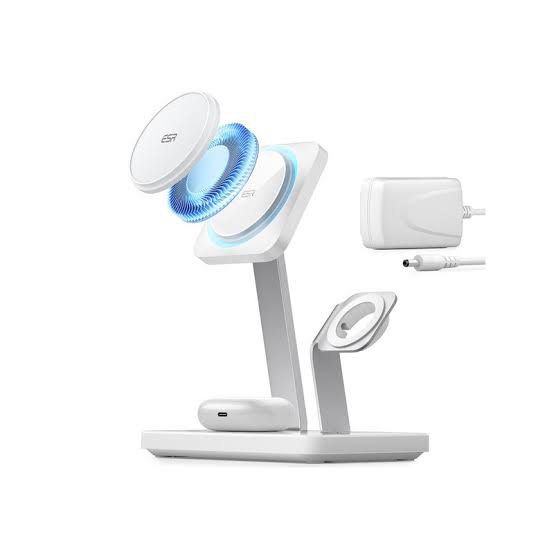 ESR Magsafe Halolock 3in1 wireless charger (Category: Batteries & Power Banks) located in Mandaluyong City. Submitted by tech-projekt (Listing ID 1287806712, Image 2). Description: BY ORDER! Payment upon order ESR Halolock ETA 1 Week only.