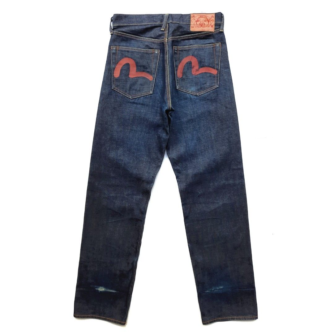 Seluar Evisu Terbaru EVISU Selvedge Denim Indigo Regular Straight