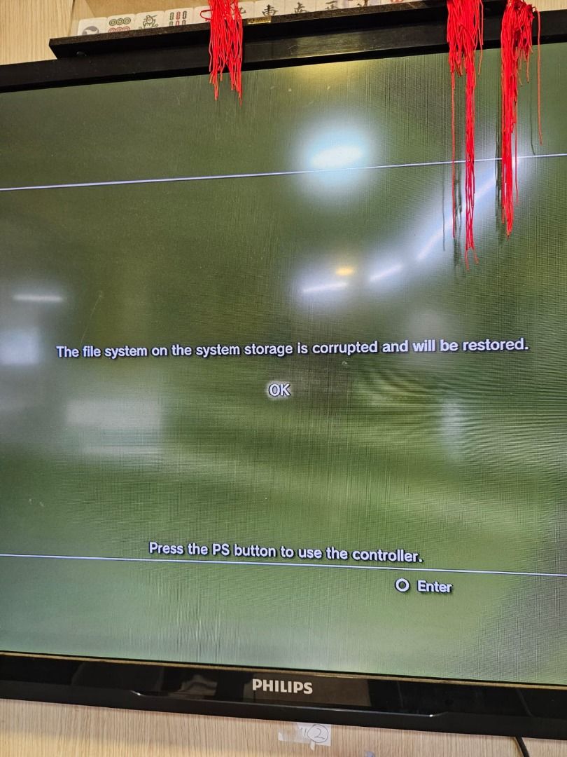 Ps3 system storage 2025 corrupted