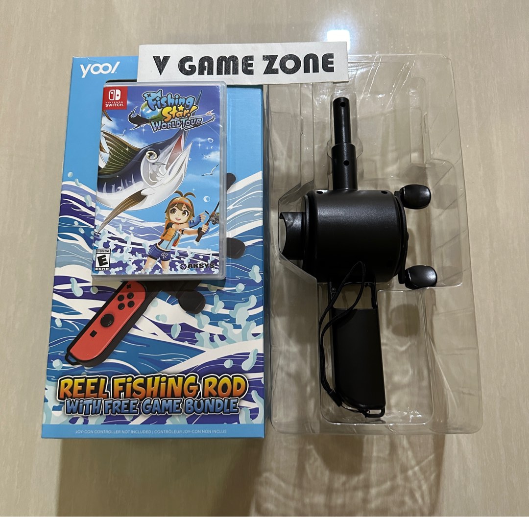 Fishing Star World Tour Game with Reel Fishing Rod Bundle - Nintendo Switch  Used Games - Physical Game Card, Video Gaming, Video Games, Nintendo on  Carousell
