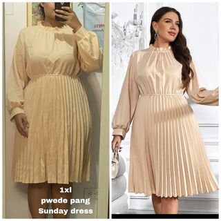 PRETTYLITTLETHINGS Woven Crew Neck Sweat Under Bust Dress, Women's Fashion,  Dresses & Sets, Dresses on Carousell