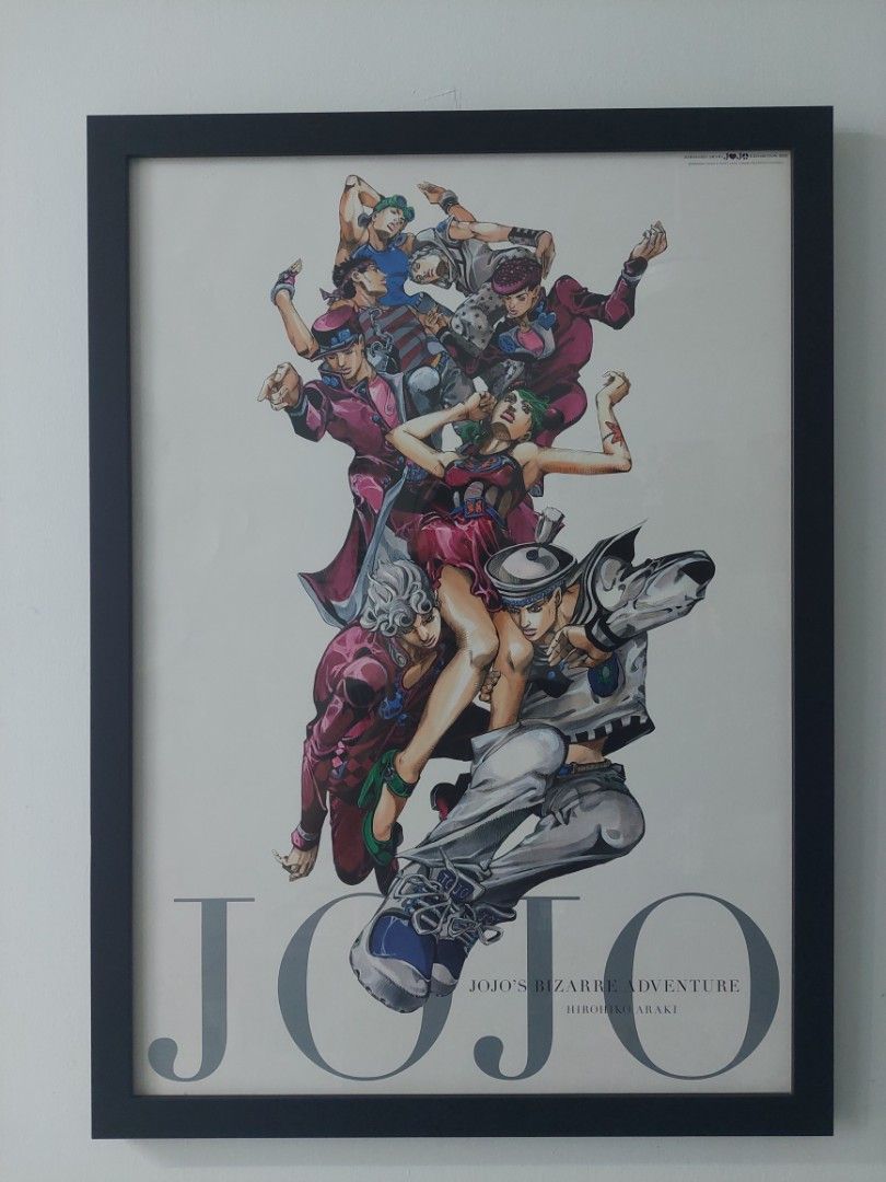 Framed Jojo's Bizarre Adventure, Jojo Exhibition 2012 Allstar-A