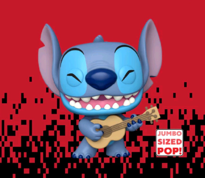 Funko Pop! 10 Inch: Lilo & Stitch - Stitch With Ukulele [Exclusive] #1419,  Hobbies & Toys, Toys & Games on Carousell