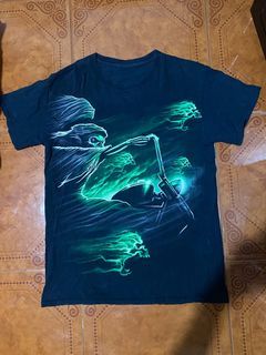 Grim Reaper Motorcycle Fire T-Shirt