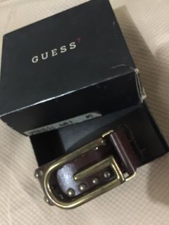 GUESS Brown belt  genuine leather for 👩‍🎤 prestined condition 