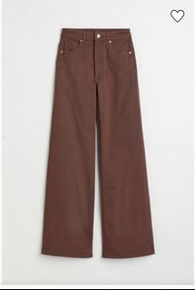 H&M | Wide twill pants