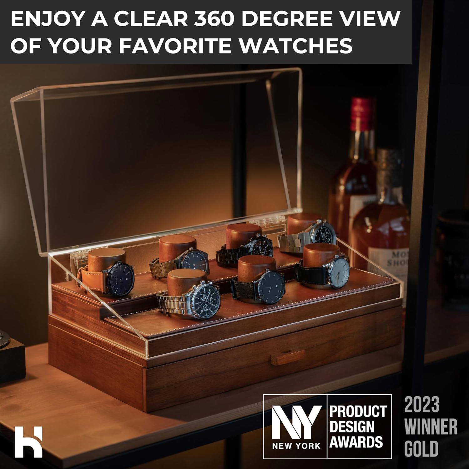 Watch best sale collection display