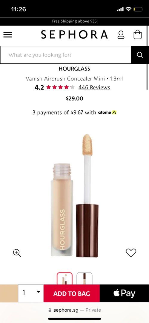 Sephora sg hourglass on sale
