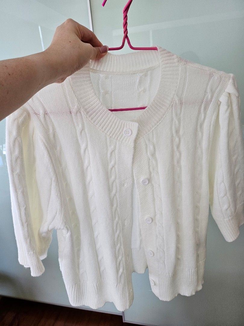 Ivory cardigan plus size Women s Fashion Coats Jackets and Outerwear on Carousell