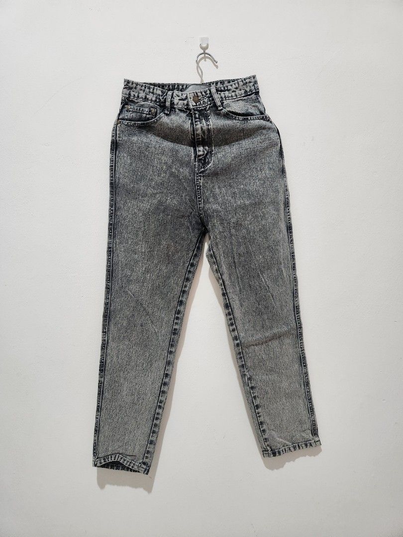 Jeans Jiniso Highwaist boyfriend FELL GOOD, Fesyen Wanita