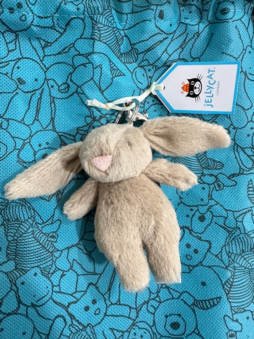Bashful bunny online beige bag charm