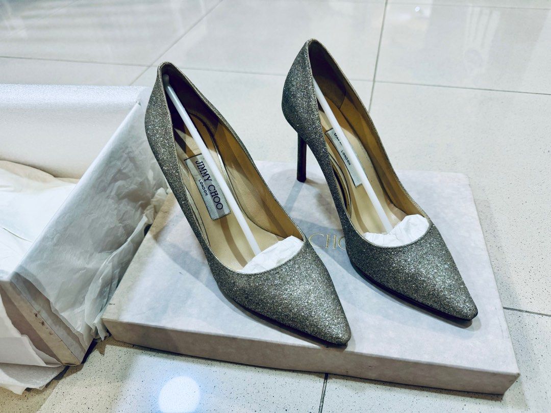 Jimmy choo dusty glitter hot sale