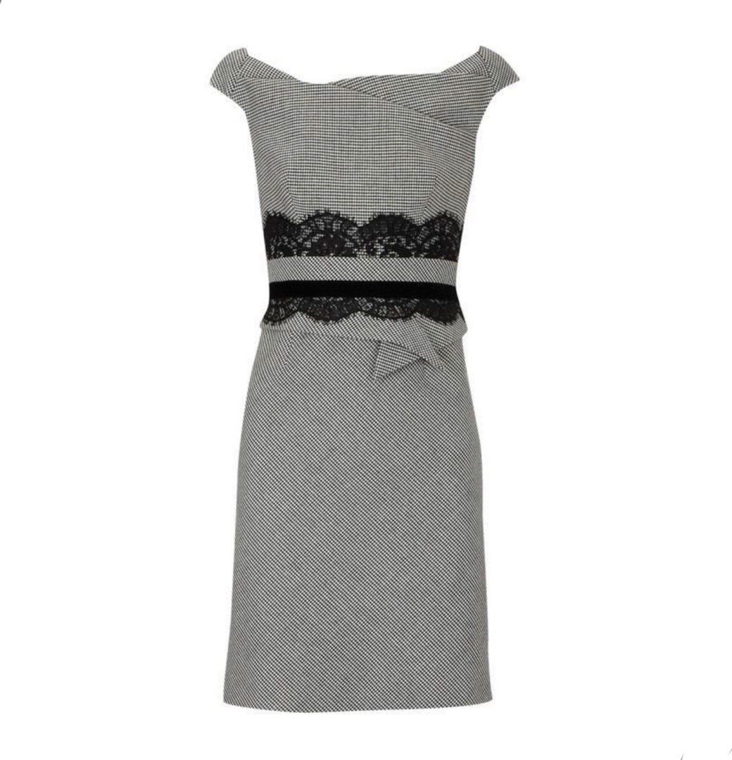 Karen millen houndstooth dress clearance
