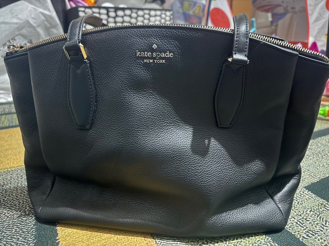 kate spade new york monet Large Triple Compartment Tote Black negotiable