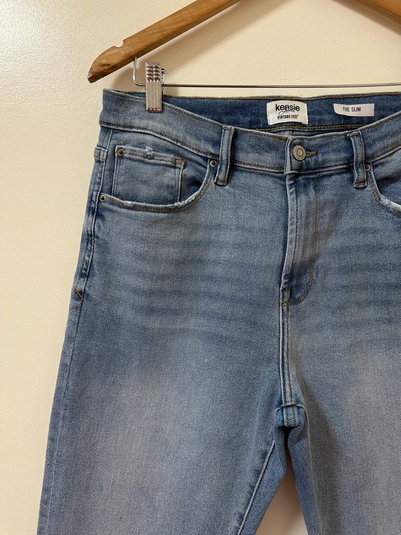 Kensie Jeans Straight 32-33”, Women's Fashion, Bottoms, Jeans on Carousell