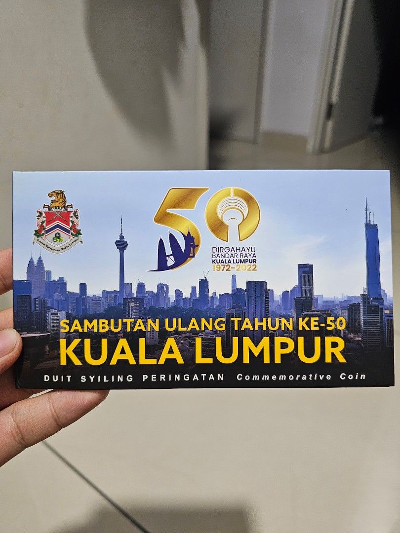 KL 50th Commemorative coins MYR Malaysia Ringgit, Hobbies & Toys ...