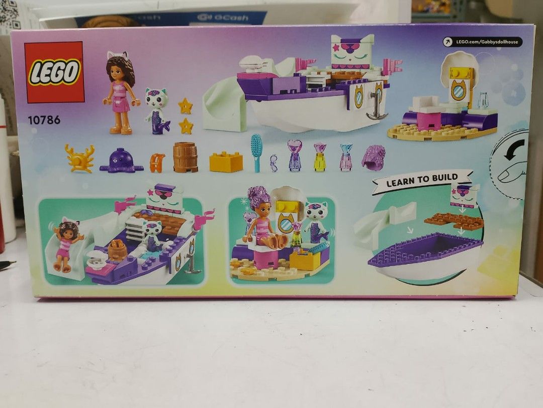 Lego Gabbys Dollhouse 10786 Gabby and Mercat Ship and Spa, Hobbies & Toys,  Toys & Games on Carousell