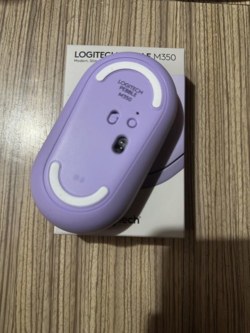 Logitech Pebble M350 (Category: Mouse & Mousepads) located in Malabon City. Submitted by harvey-murao (Listing ID 1287826090, Image 2). Description: •With free battery inside (18month battery life) •Dual Connectivity •High precision optical tracing •Slim.