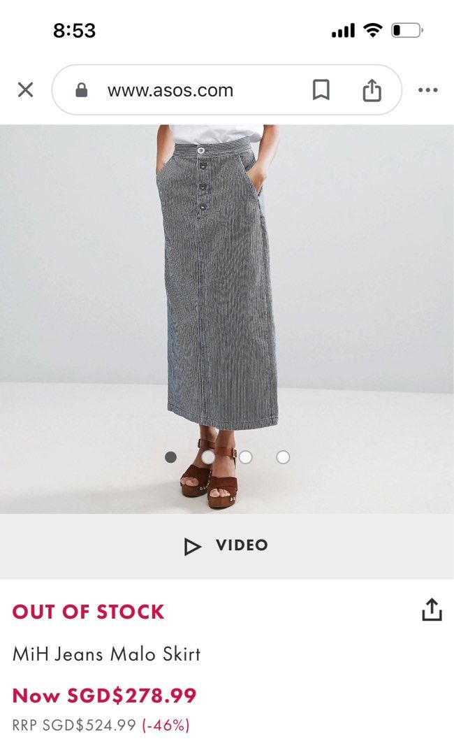 M.i.h Jeans skirt Women s Fashion Bottoms Skirts on Carousell