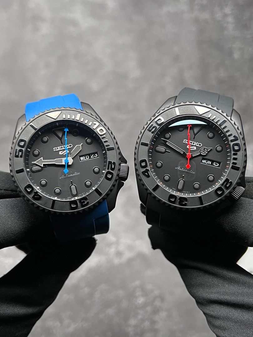 MOD Seiko SRPD79 Sports Stealth Black Men s Fashion Watches Accessories Watches on Carousell