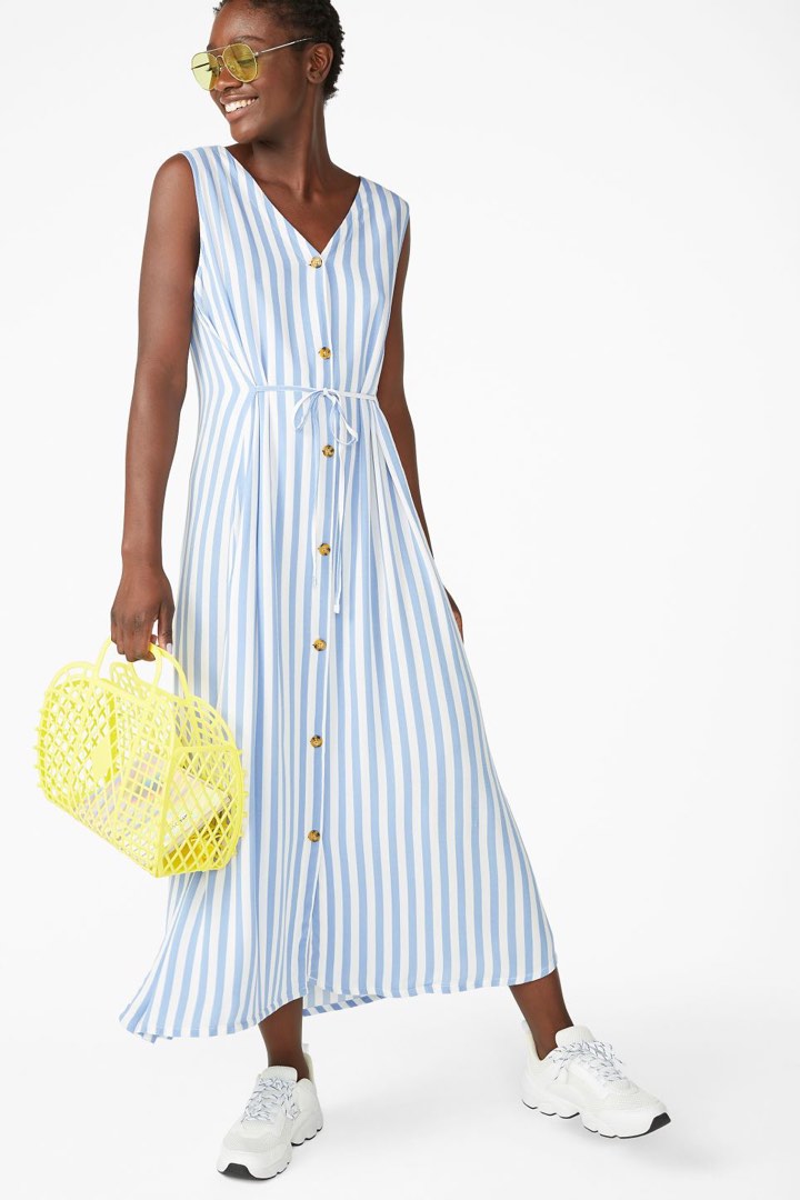 Monki sales striped dress