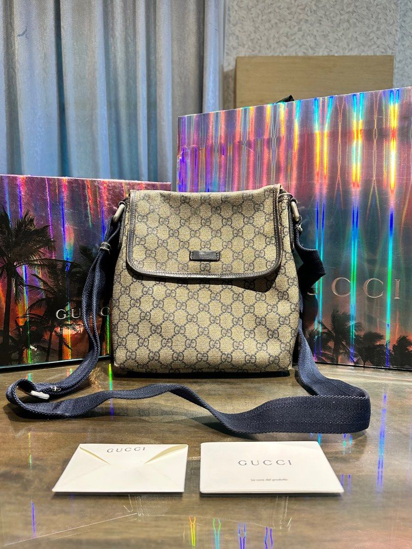 NEGO Authentic Gucci GG Supreme Sling Bag Luxury Bags Wallets on Carousell