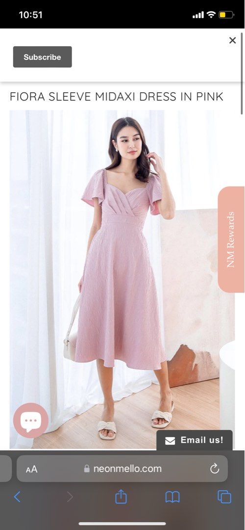 THEA FLUTTER SLEEVE MIDAXI DRESS (BOTANIC)