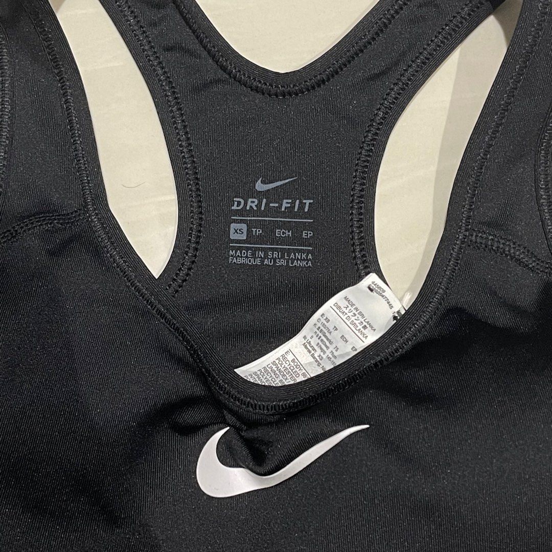 ORIGINAL Nike Sports Bra (Size XS), Women's Fashion, Tops, Sleeveless on  Carousell