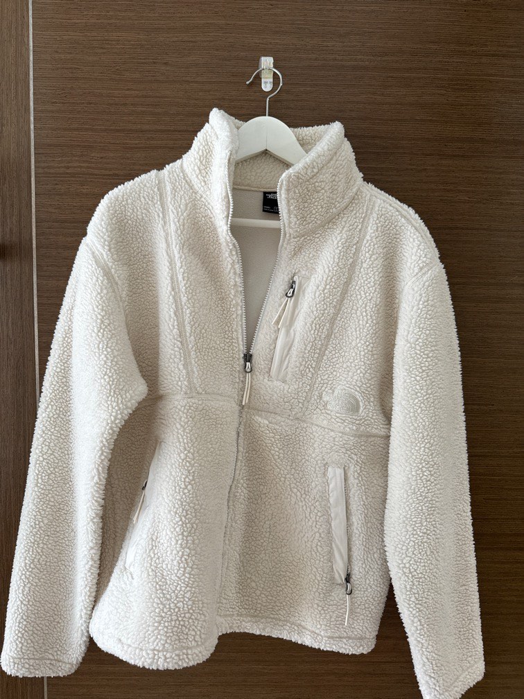 North Face White Fleece Jacket Women s Fashion Coats Jackets