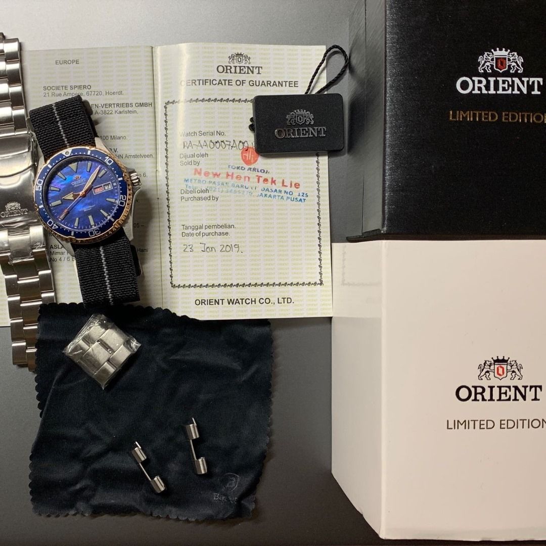 Orient RA AA0007A09B limited edition