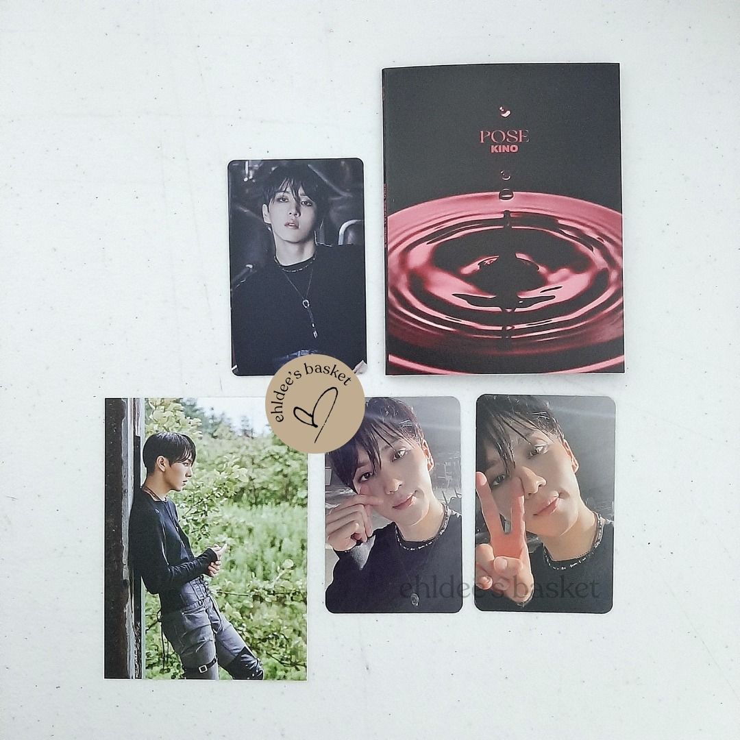PENTAGON KINO POSE album (Category: CDs & DVDs) located in Tacloban City. Submitted by ldsbasket (Listing ID 1287879780, Image 3). Description: https://ehldeesbasket.carrd.co/ ꔛ KINO POSE album ㅡ pvc: ₱200 ㅡ album pc: ₱150 ㅡ postcard: ₱50 ㅡ choose your album set: ₱400 (pls PM) ※ local shipping fee will be shouldered by buyer.