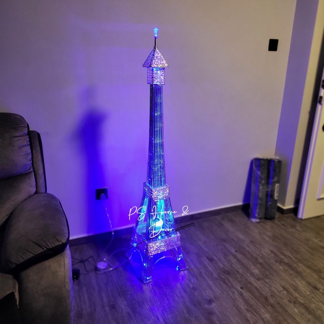 PREORDER Stunning Eiffel Tower Floor Lamp RGB 4 Color Changing