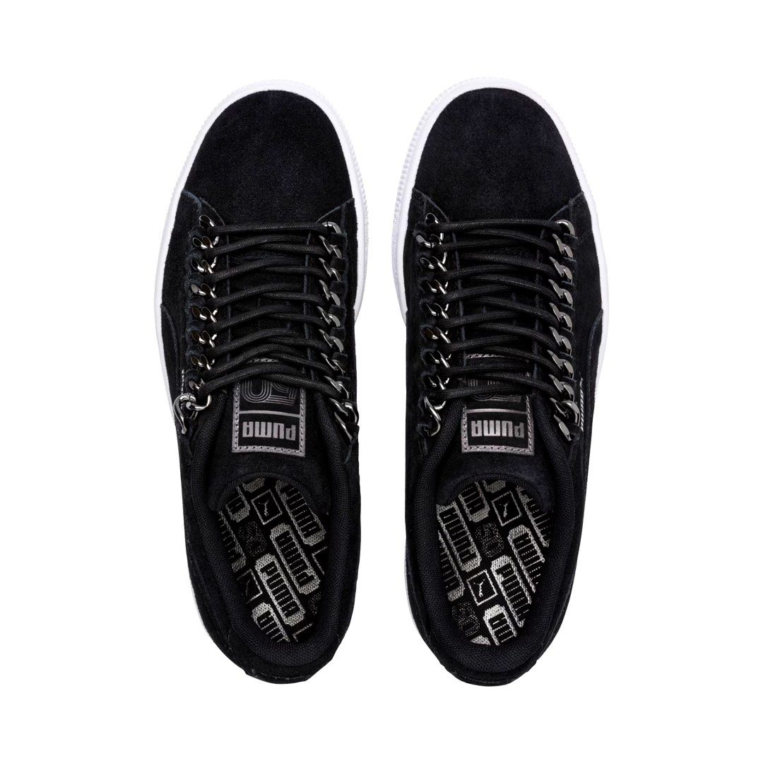 Puma suede top chain sneakers
