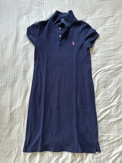 RALPH LAUREN Navy Blue Polo Dress Original XS