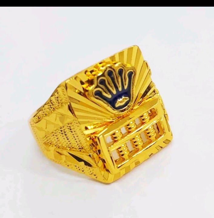 Ring Latest MEN BOSS Crown Luxury Watch style Ring 100 premium