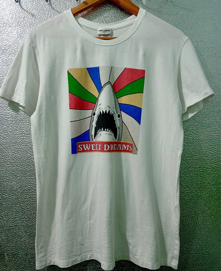 Saint laurent shark tee on sale
