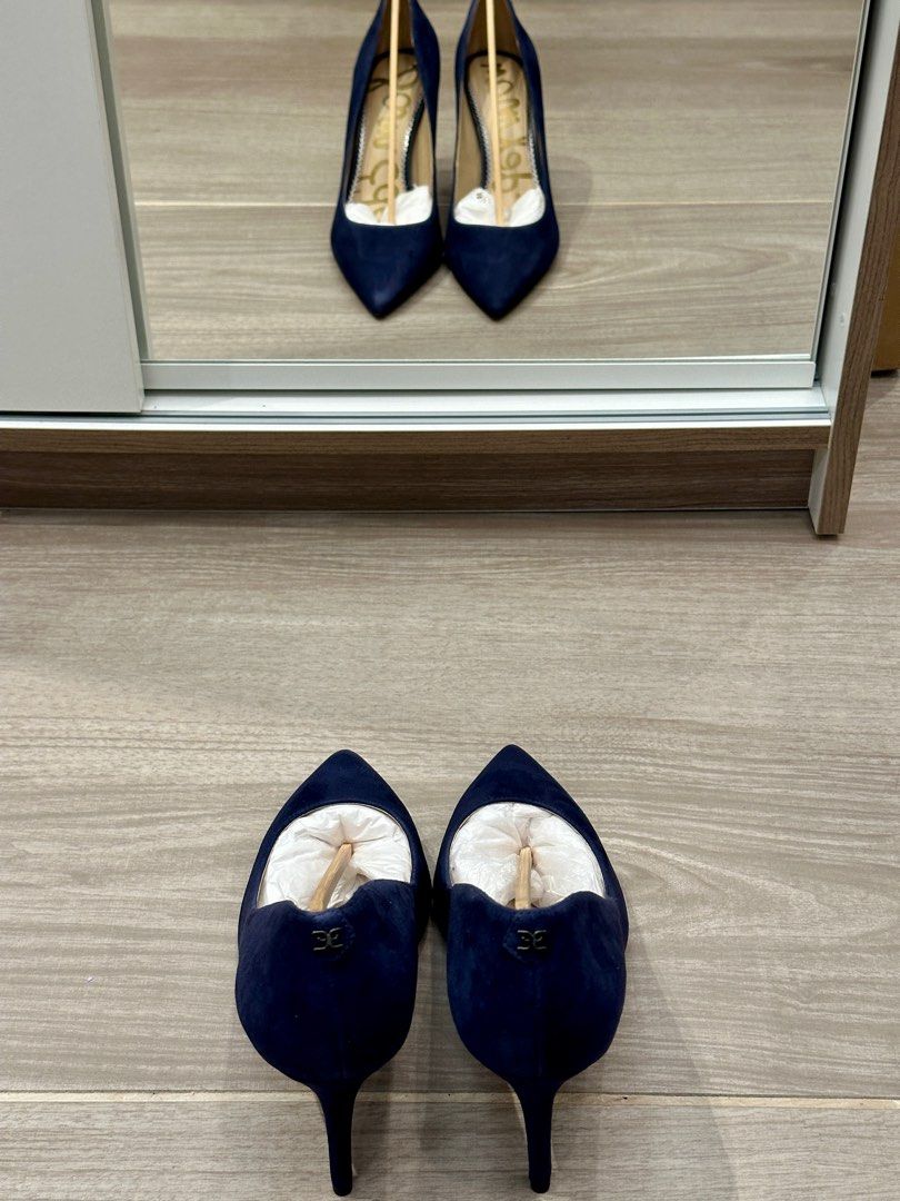 Sam Edelman Navy Suede Pump Size 38 100 new