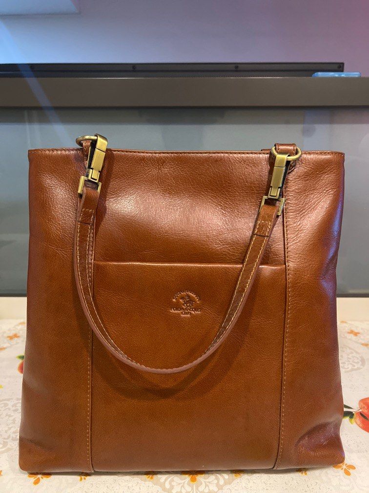 Genuine leather top shoulder bags